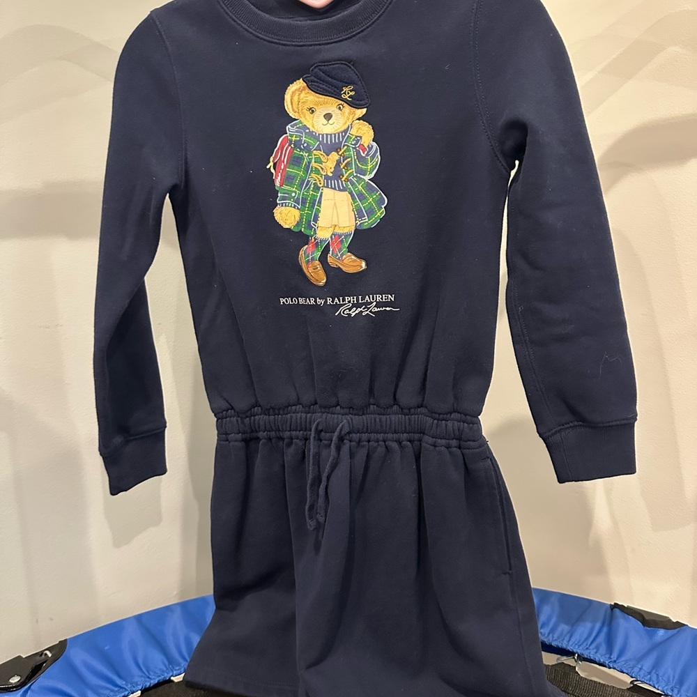 Polo Ralph Lauren Black Bear Graphic Dress